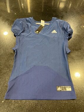 adidas Women's Athletic Tee in Navy